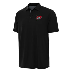 Men's Antigua Black/Gray Western Kentucky Hilltoppers Era Polo