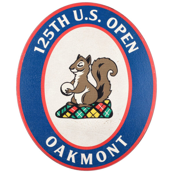 2025 U.S. Open  White 10" x 12" Oval Event Sign