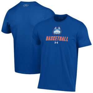 Men's Under Armour  Blue Houston Christian Huskies Basketball Performance T-Shirt