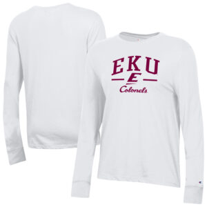 Women's Champion  White Eastern Kentucky Colonels Core Long Sleeve T-Shirt