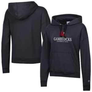 Women's Champion  Black Jacksonville State Gamecocks Powerblend Fleece Pullover Hoodie