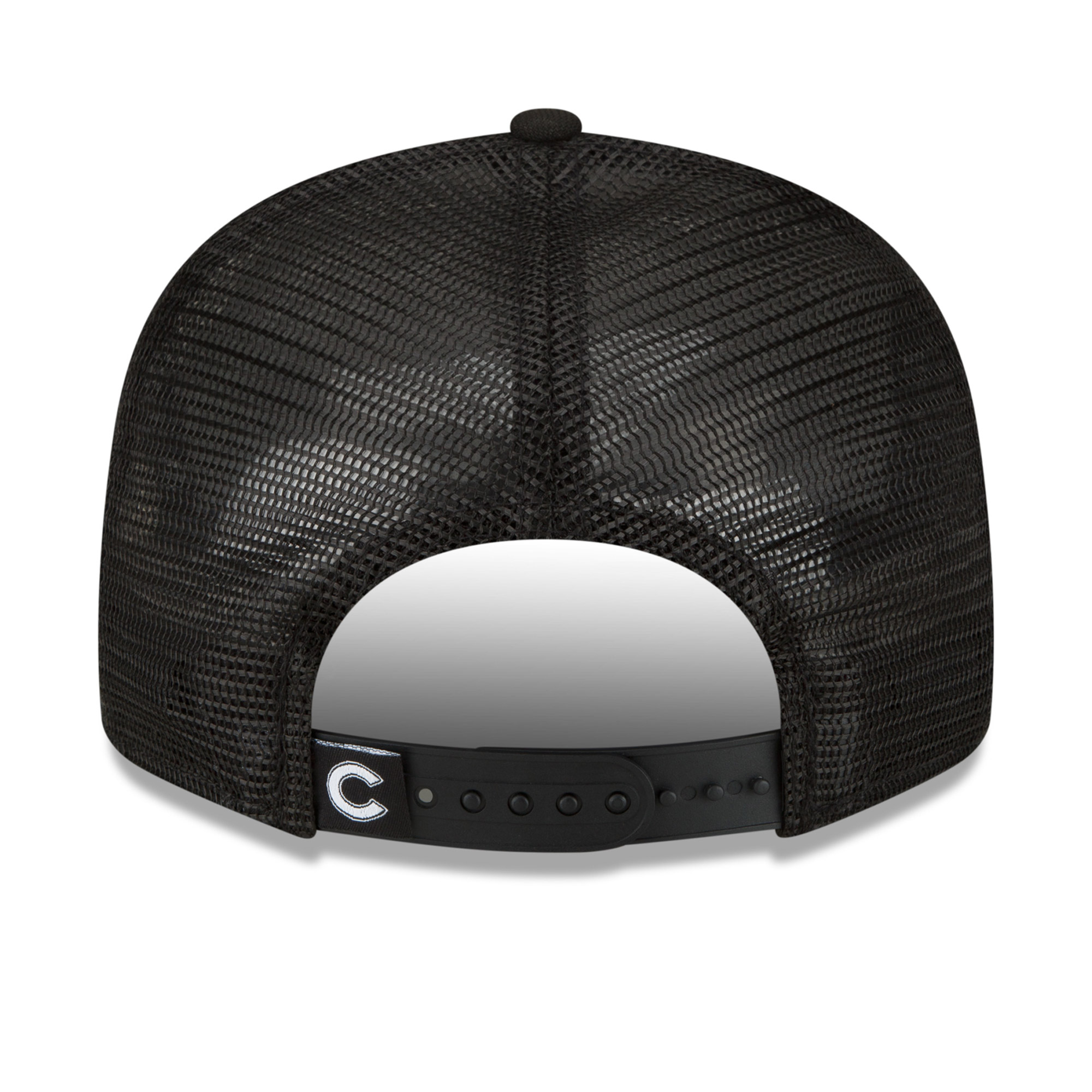 Men's New Era Black Chicago Cubs Street Trucker 9FIFTY Snapback Hat - Image 10