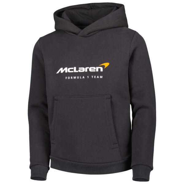 Youth Castore Black McLaren F1 Team 2023 Core Pullover Hoodie - Image 3