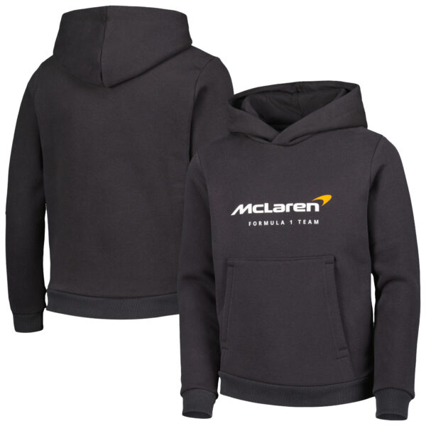 Youth Castore Black McLaren F1 Team 2023 Core Pullover Hoodie
