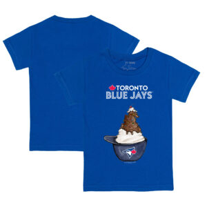 Infant Tiny Turnip Royal Toronto Blue Jays Sundae Helmet T-Shirt