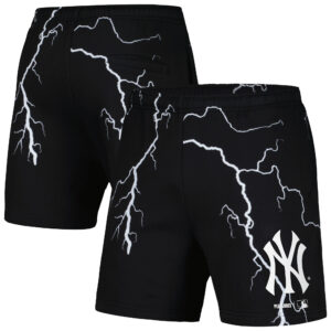 Men's PLEASURES  Black New York Yankees Lightning Shorts