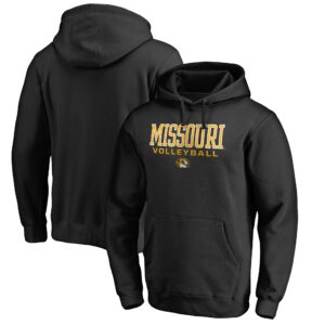 Men's Black Missouri Tigers True Sport Volleyball Pullover Hoodie