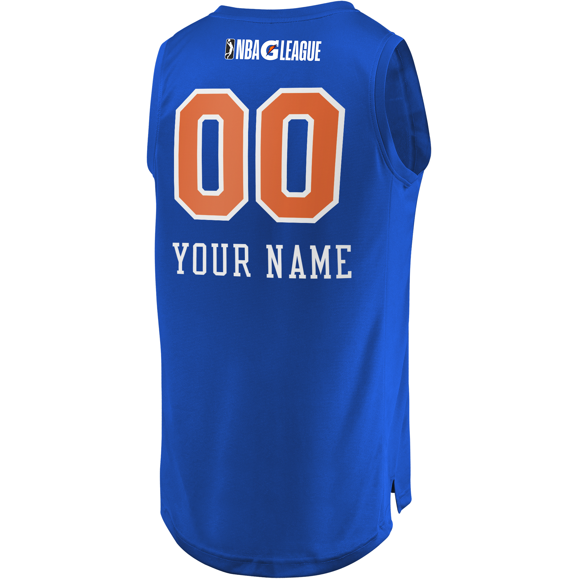 Youth Fanatics Blue Westchester Knicks NBA G League Replica Custom Jersey - Image 7