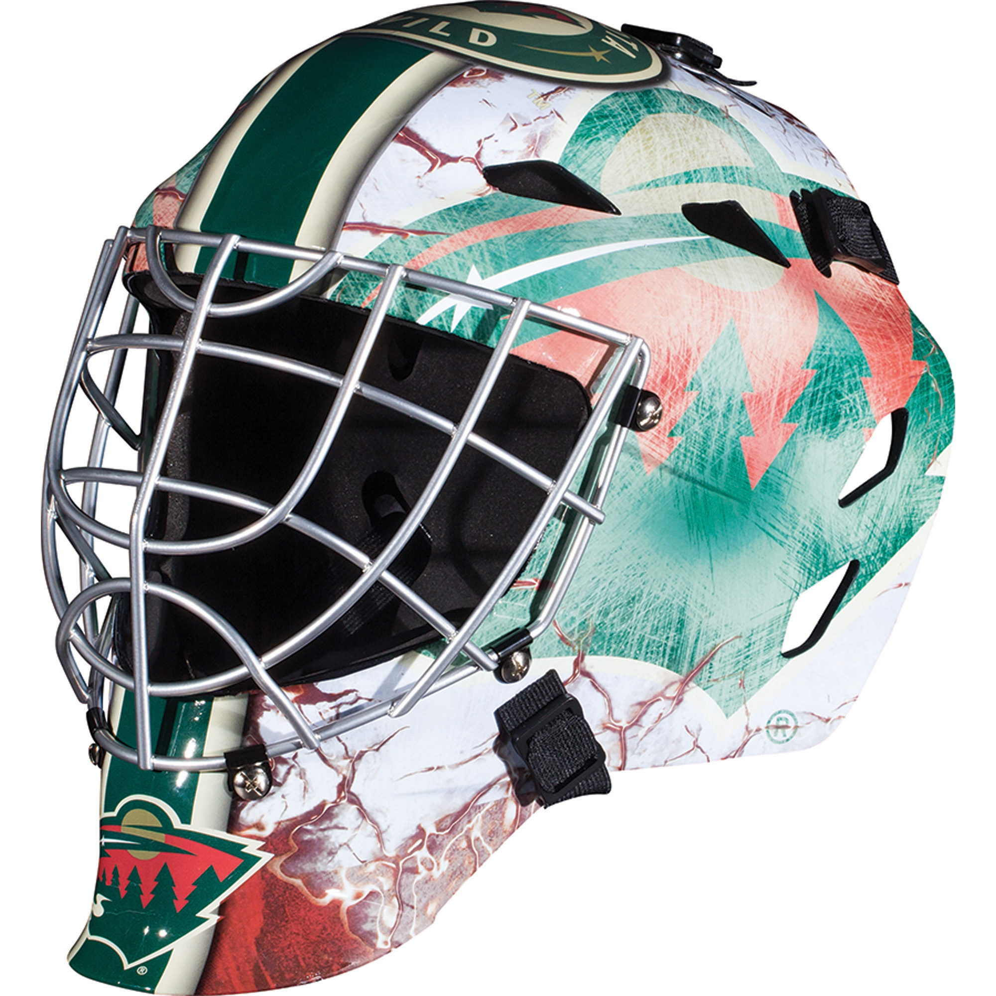 Minnesota Wild Unsigned Franklin Sports Replica Goalie Mask