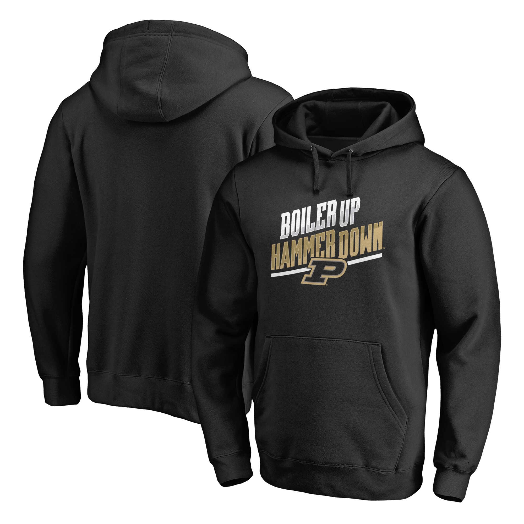 Men's Black Purdue Boilermakers Secondary Hometown Collection Pullover Hoodie