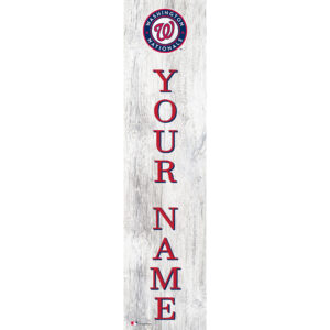 Washington Nationals 48" Personalized Welcome Leaner Sign