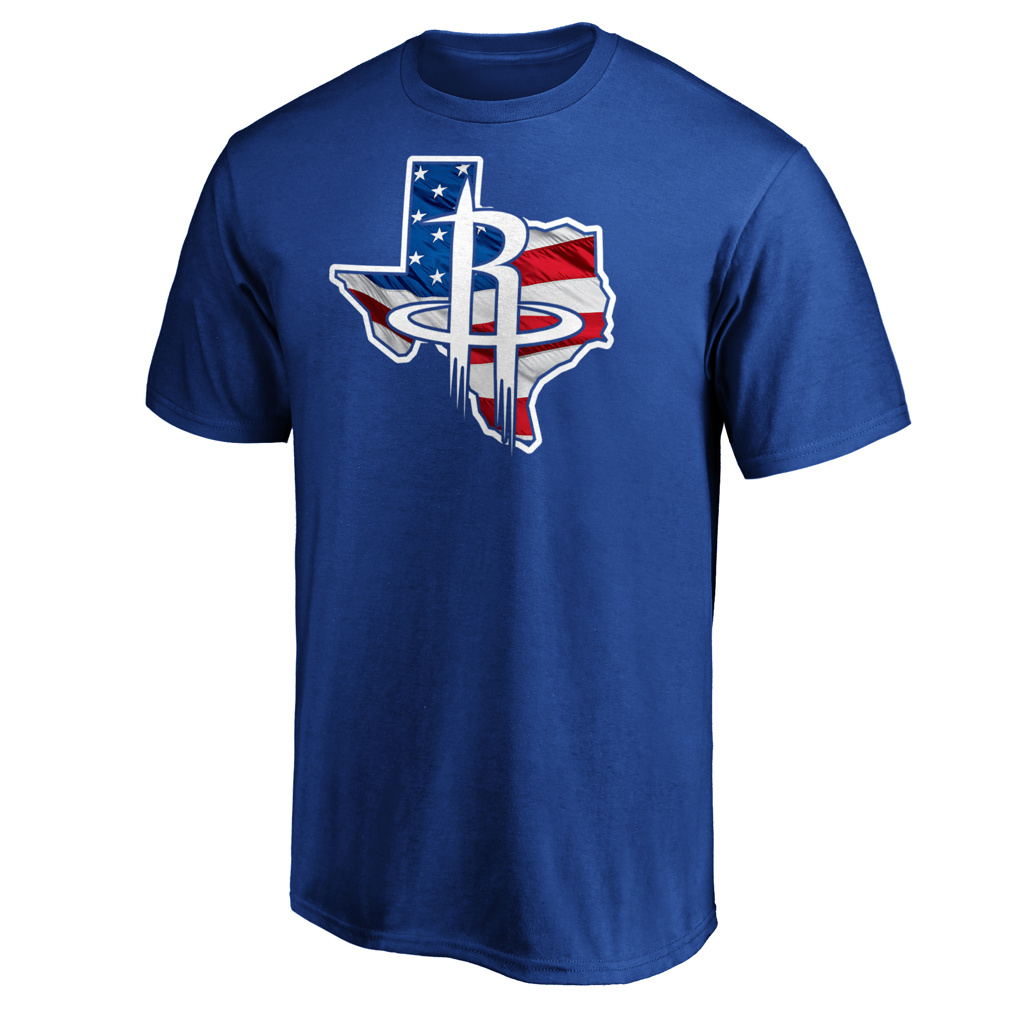 Men's Royal Houston Rockets Banner State T-Shirt - Image 3