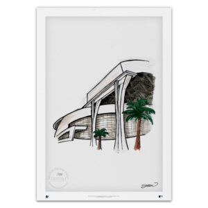 Miami Marlins 14'' x 20'' Marlins Park Limited Edition Fine Art Print