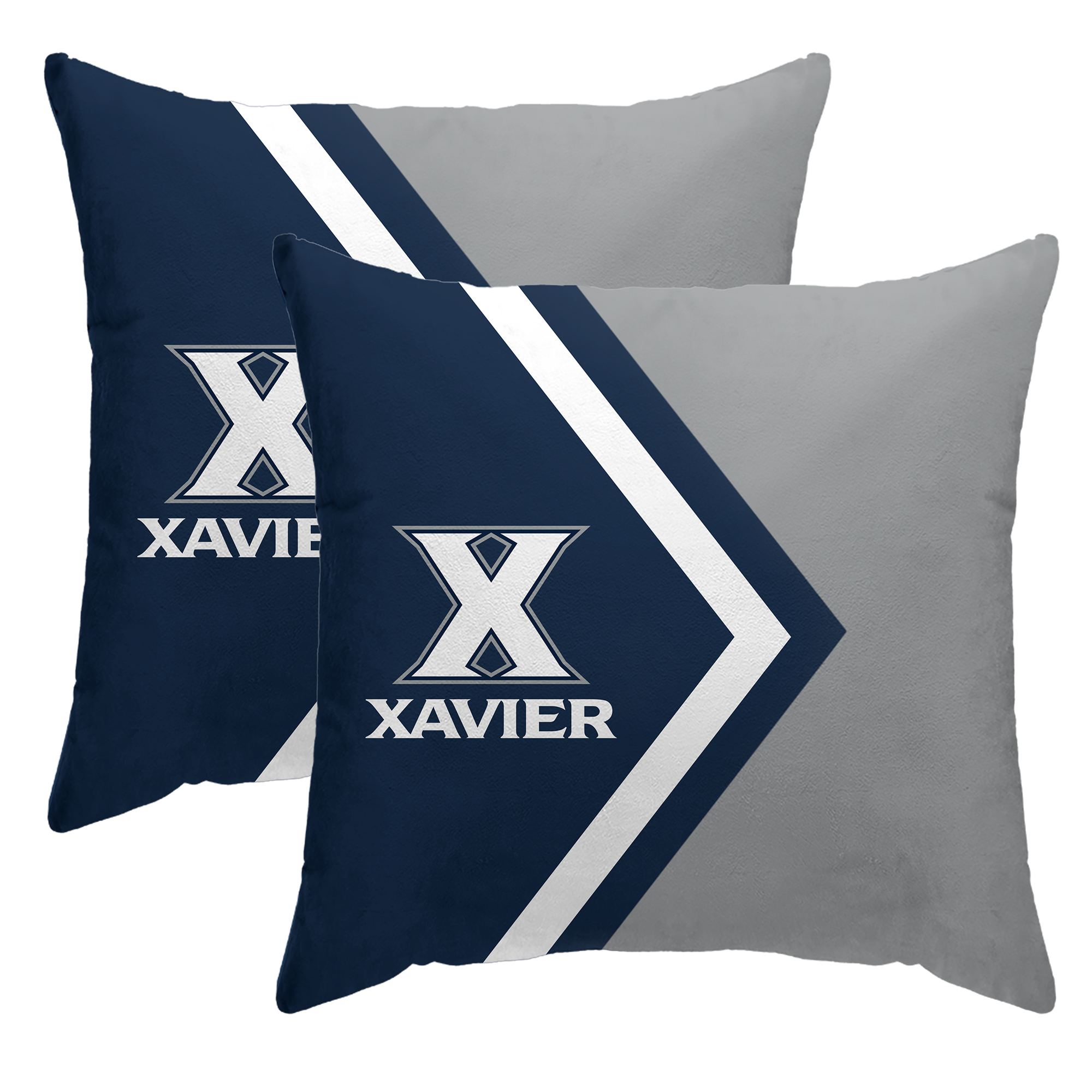 Xavier Musketeers 16'' x 16'' Side Arrow Poly Span Decor Pillows 2-Pack
