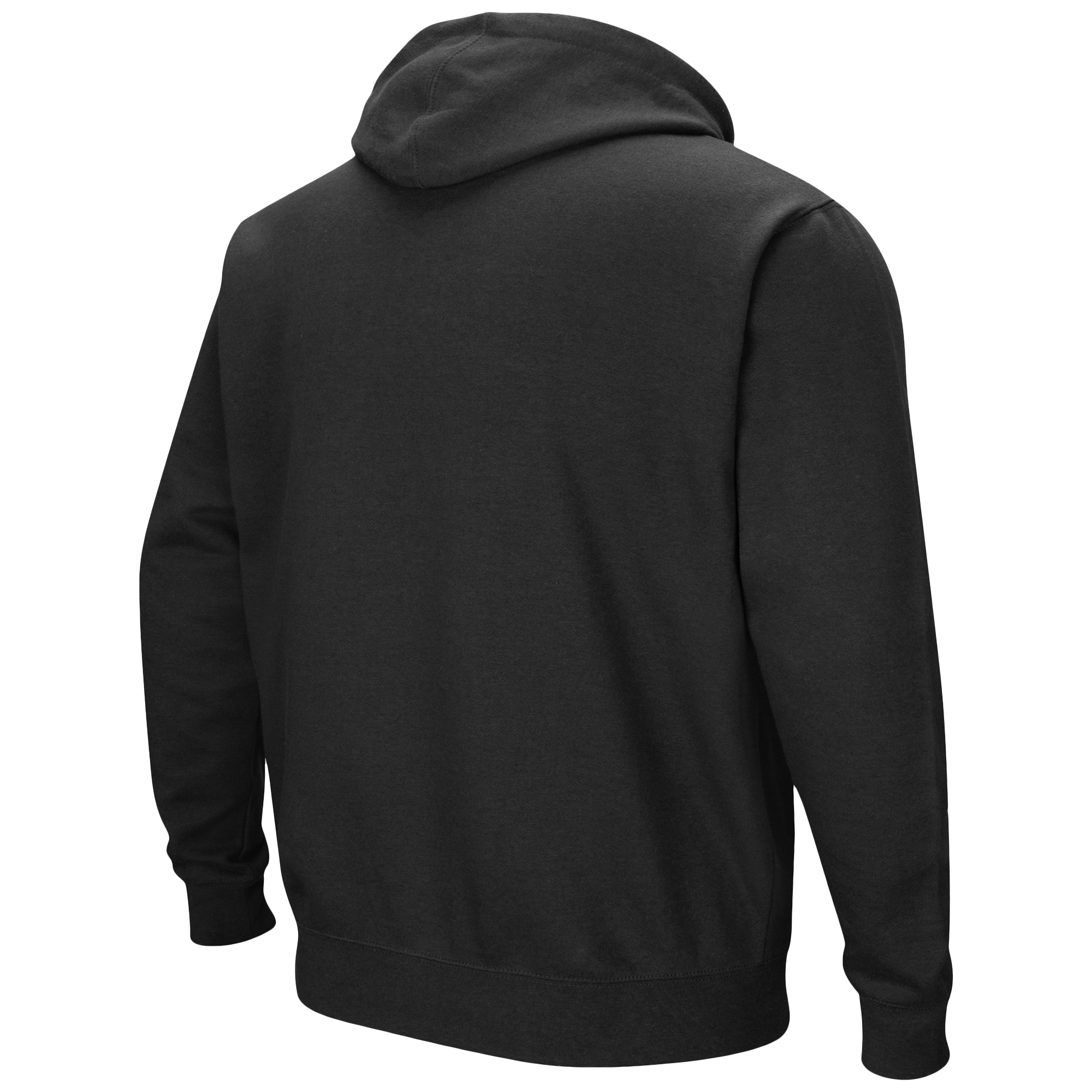 Men's Colosseum Black Harvard Crimson Arch and Logo Pullover Hoodie - Image 4