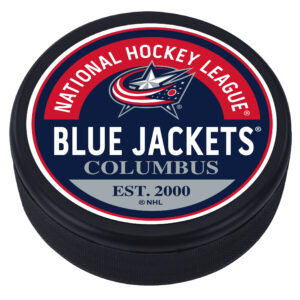 Columbus Blue Jackets Block Hockey Puck