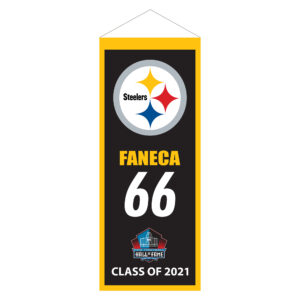 Alan Faneca Pittsburgh Steelers 2021 Pro Football Hall of Fame Induction 6'' x 15'' Legacy Mini Banner