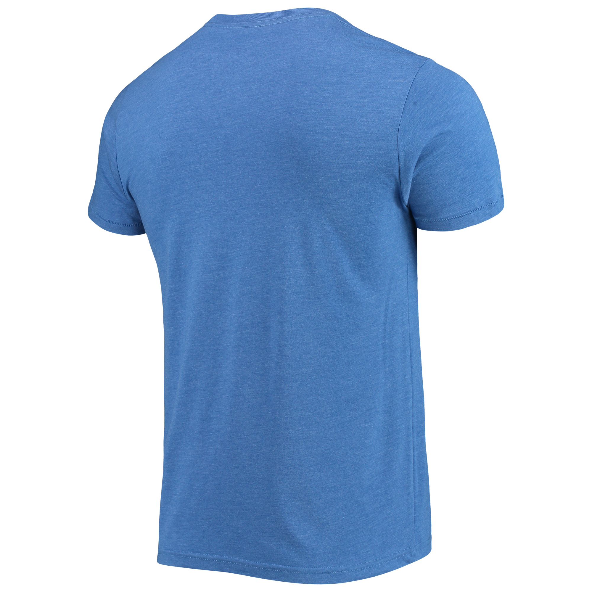 Men's Homage Heathered Royal New York Mets Hyper Local Tri-Blend T-Shirt - Image 4