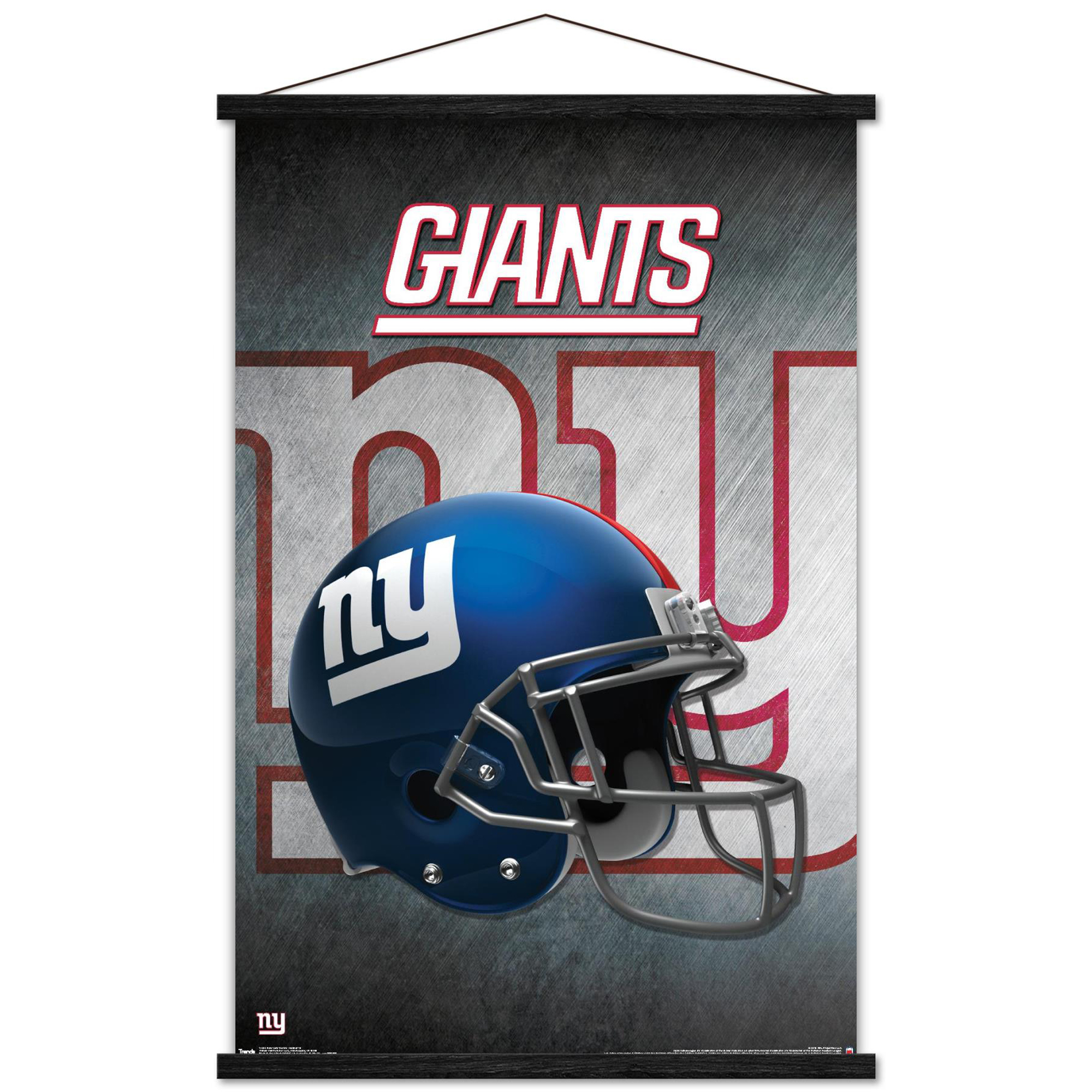 New York Giants 22.4'' x 34'' Magnetic Framed Poster
