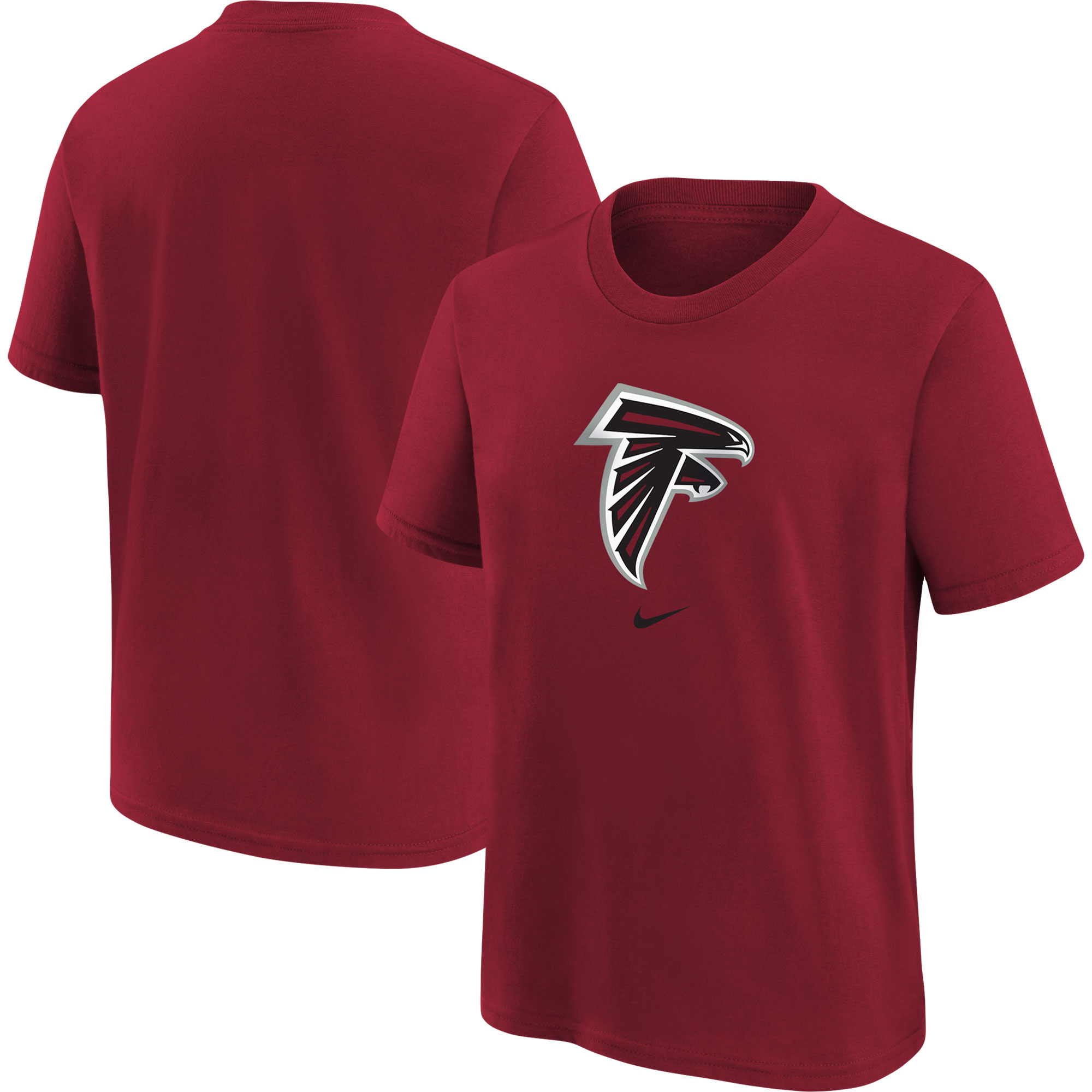 Youth Nike Red Atlanta Falcons Logo T-Shirt - Image 2
