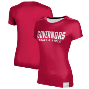 Women's Red Austin Peay State Governors Track & Field T-Shirt