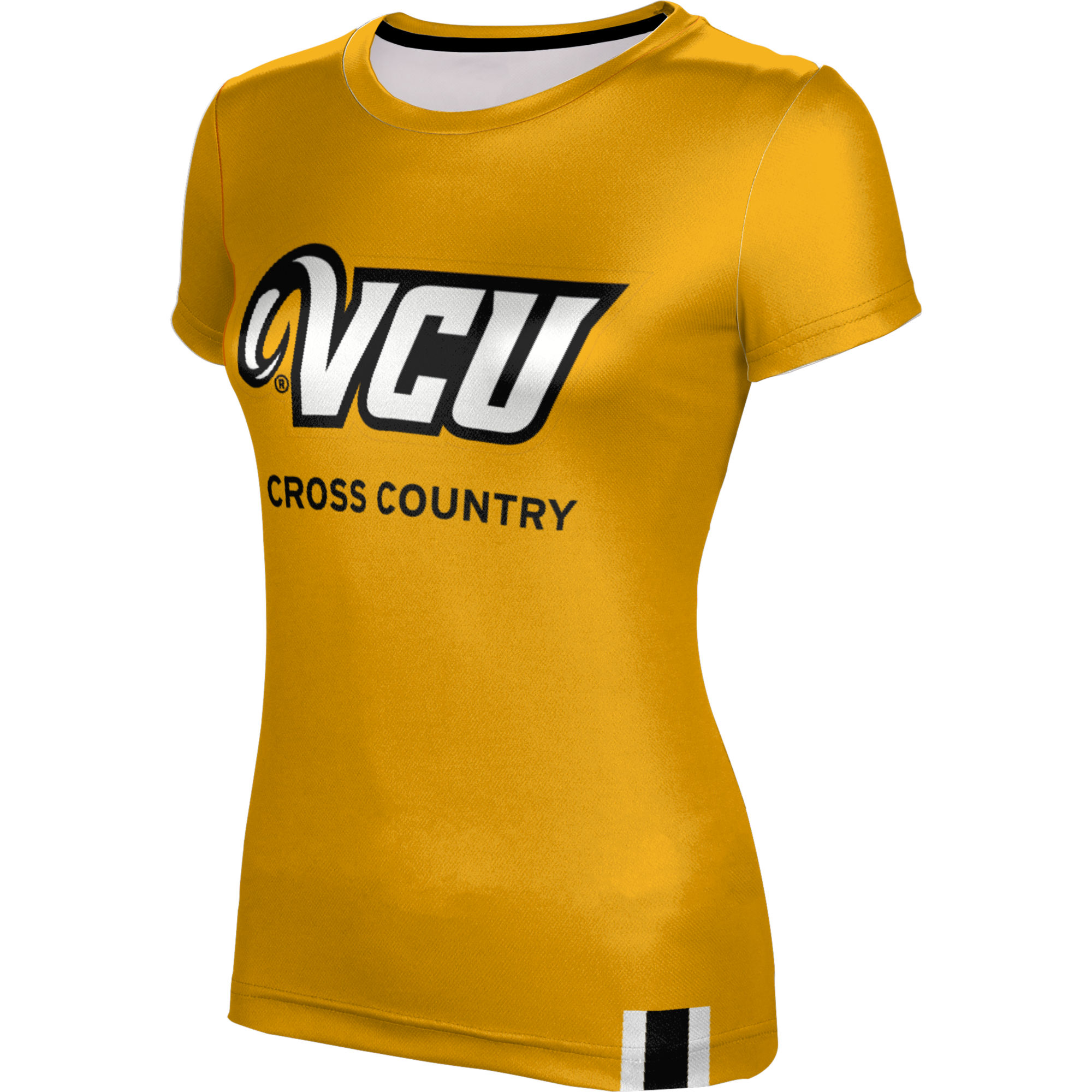 Women's Gold VCU Rams Cross Country T-Shirt - Image 6