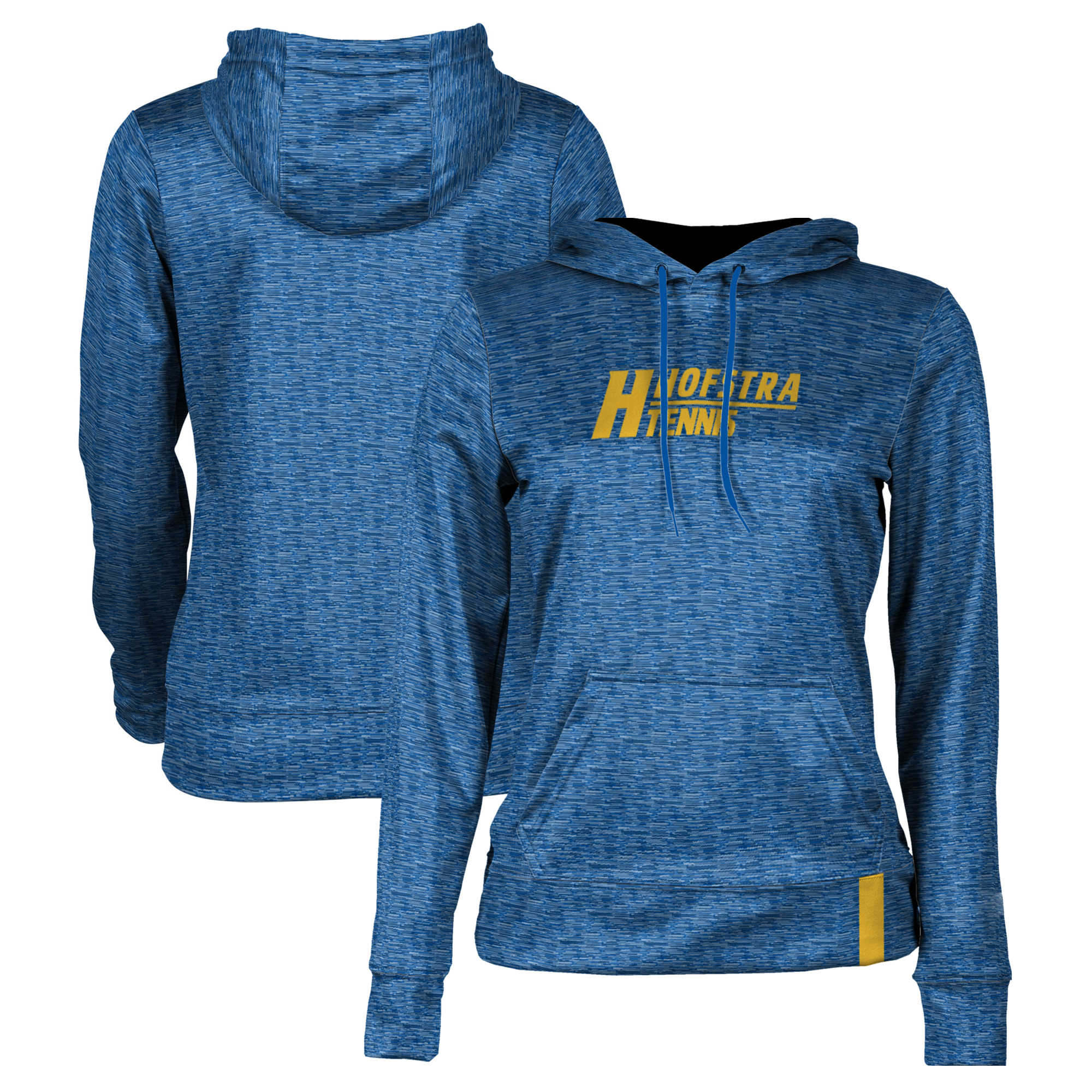 Women's Blue Hofstra University Pride Tennis Pullover Hoodie - Image 2