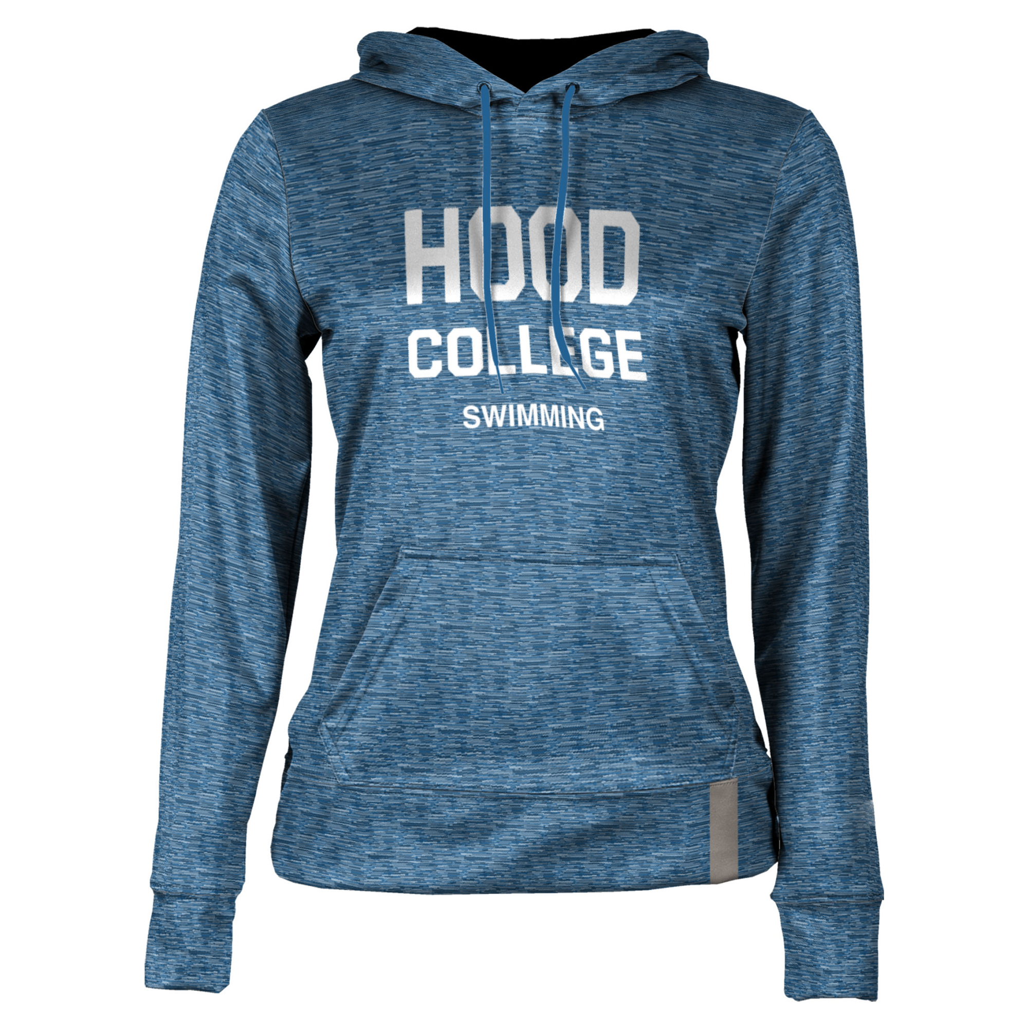 Women's Blue Hood College Blazers Swimming Pullover Hoodie - Image 9