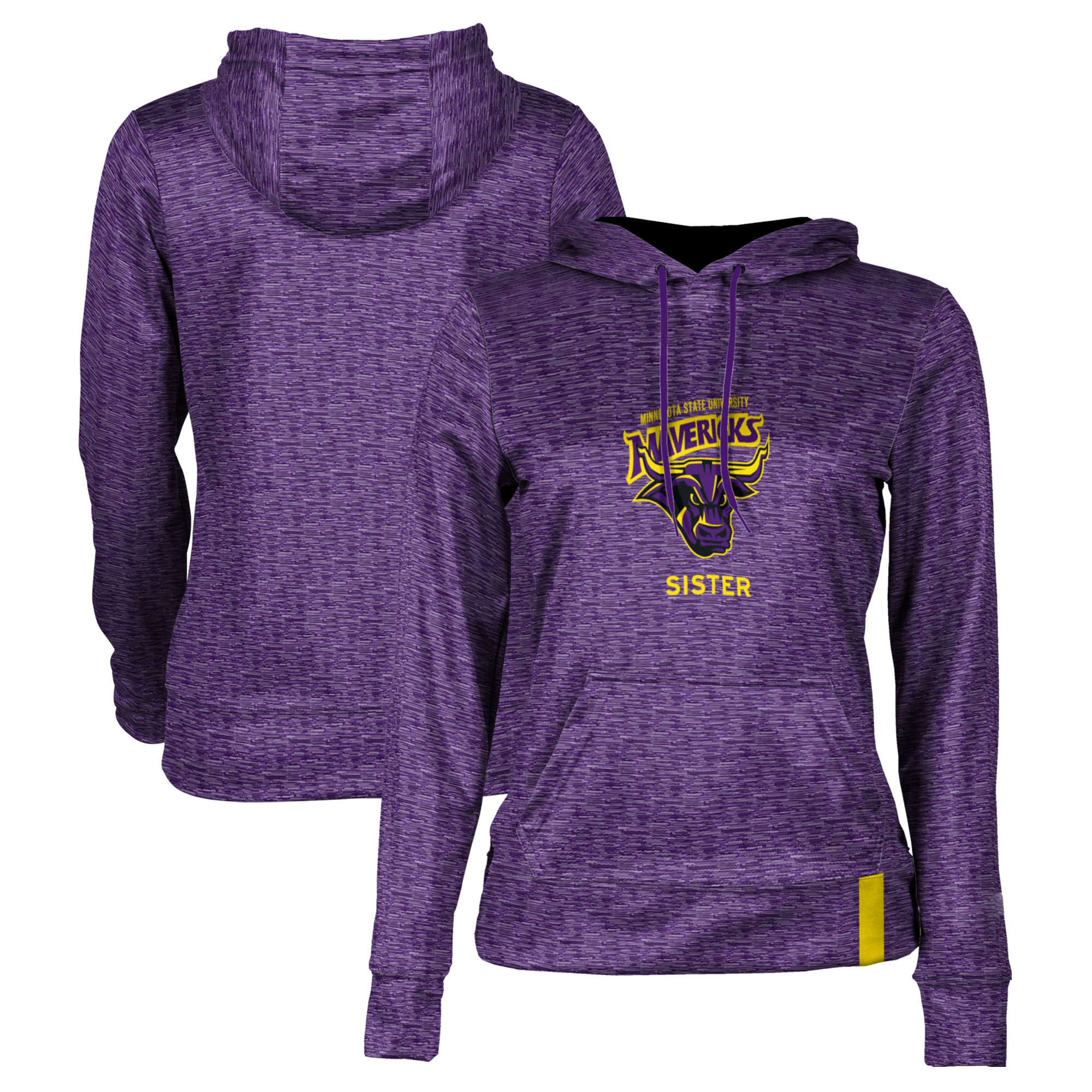 Women's Purple Minnesota State University Mankato Sister Pullover Hoodie