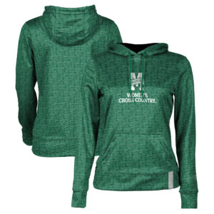 Women's Green Manhattan Jaspers Women's Cross Country Pullover Hoodie
