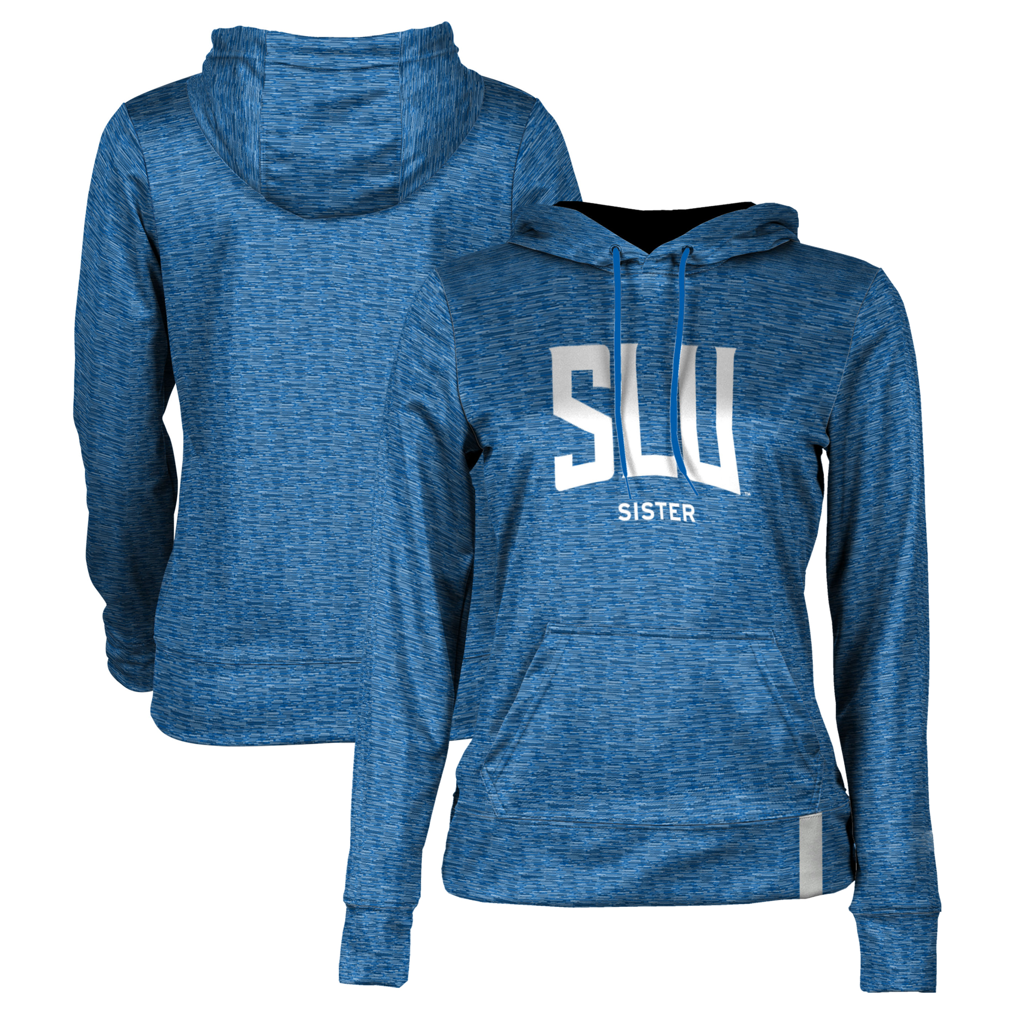 Women's Blue Saint Louis Billikens Sister Pullover Hoodie - Image 5