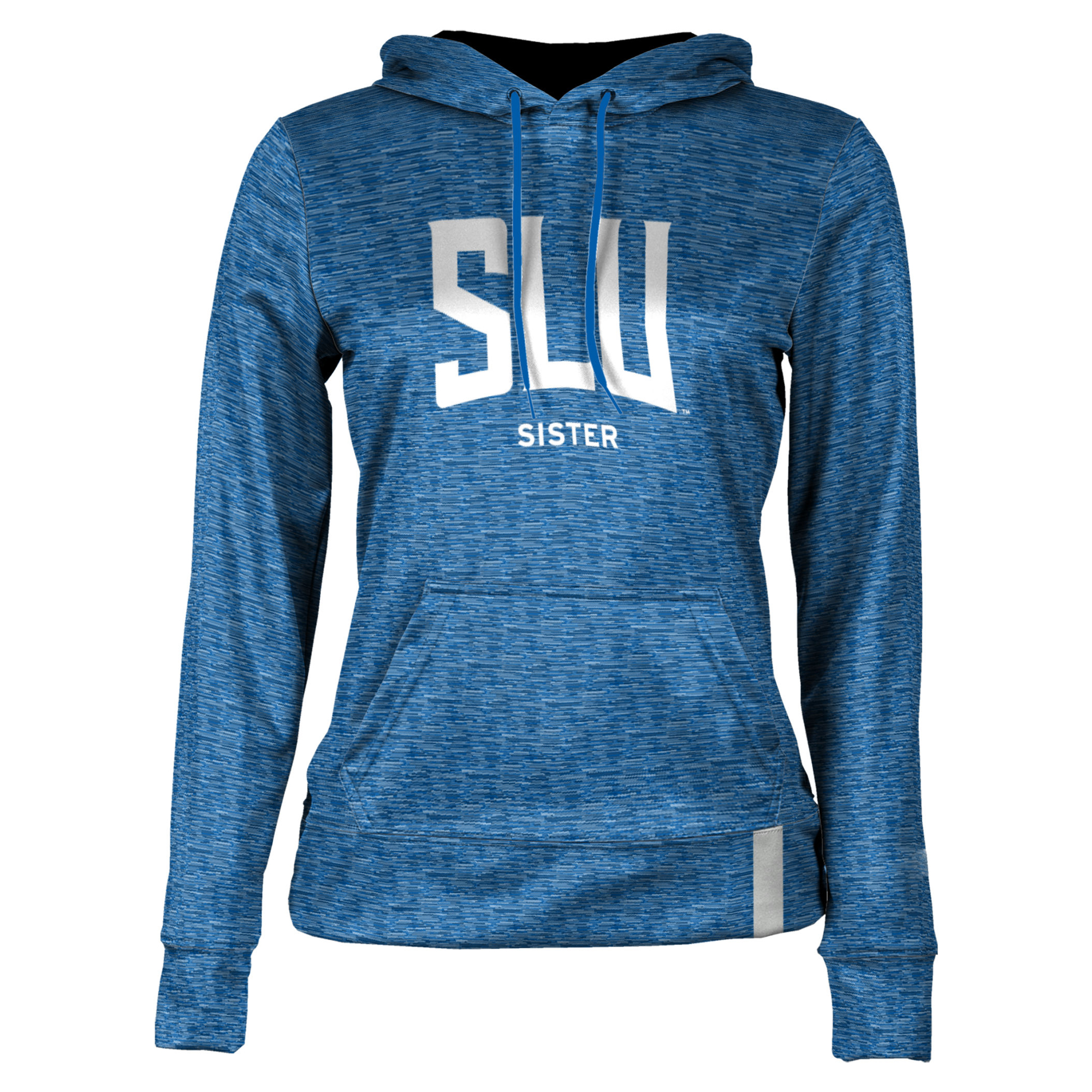 Women's Blue Saint Louis Billikens Sister Pullover Hoodie - Image 6