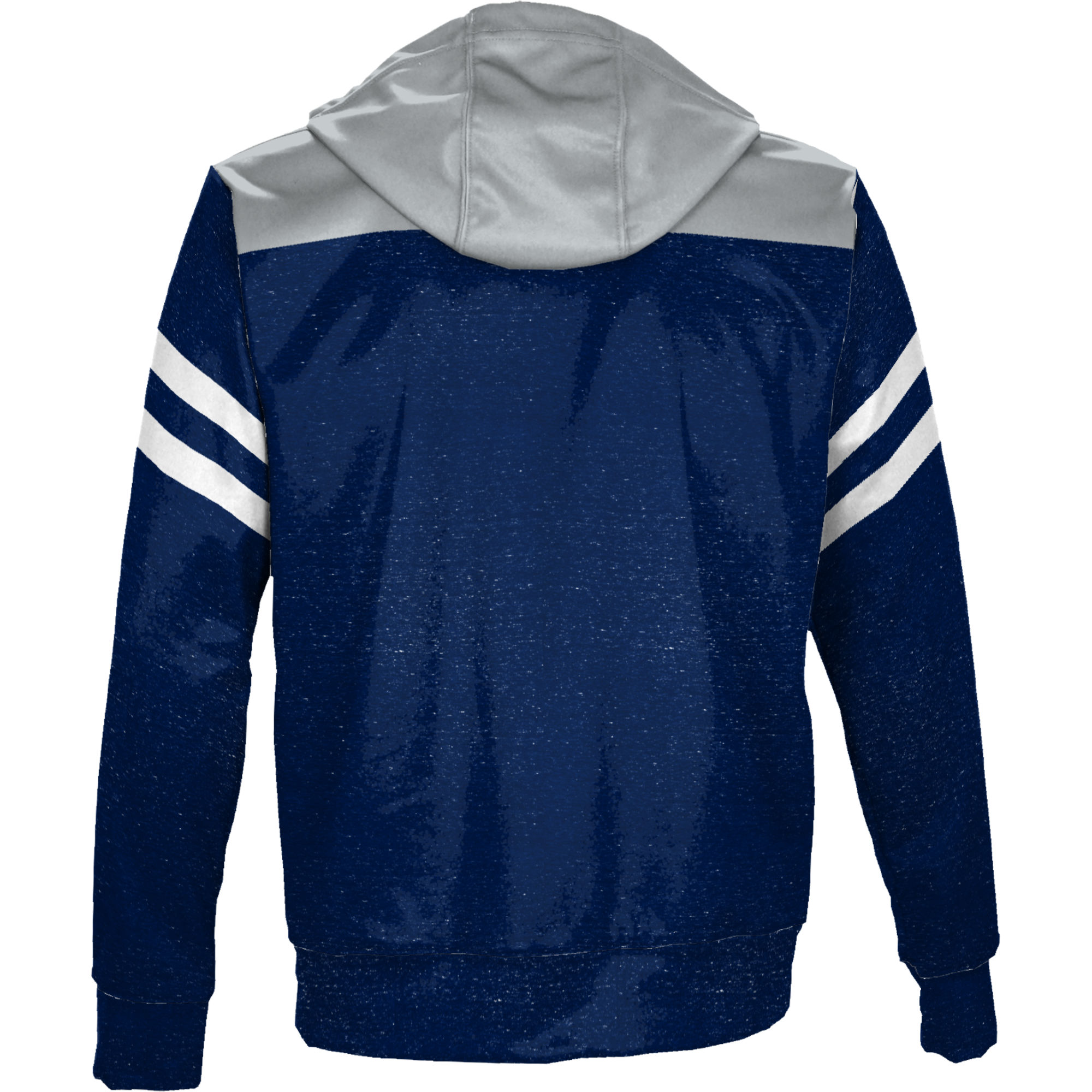 Men's Navy Rice Owls Full-Zip Hoodie - Image 7