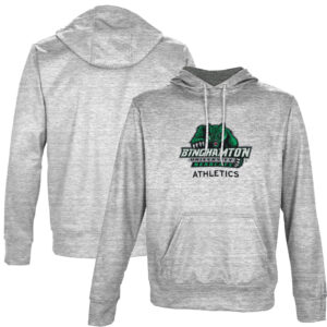 Men's ProSphere Gray Binghamton Bearcats Athletics Name Drop Pullover Hoodie