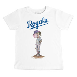 Youth Tiny Turnip White Kansas City Royals Bubbles T-Shirt