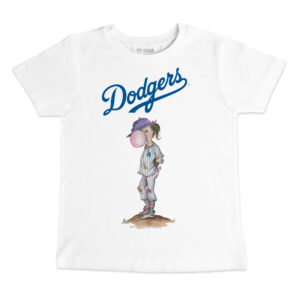 Youth Tiny Turnip White Los Angeles Dodgers Bubbles T-Shirt