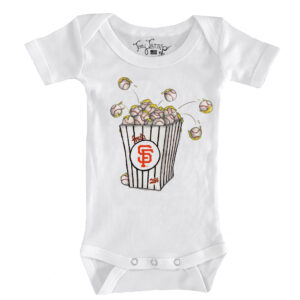 Infant Tiny Turnip White San Francisco Giants Popcorn Bodysuit