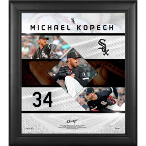 Michael Kopech Chicago White Sox Framed 15" x 17" Stitched Stars Collage