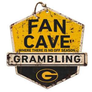 Grambling Tigers Fan Cave Badge Sign