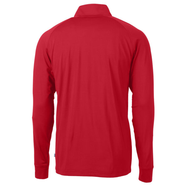 Men's Cutter & Buck Red Fanatics Corporate Adapt Eco Knit Stretch Recycled Quarter-Zip Pullover Top - Image 7