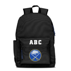 MOJO Black Buffalo Sabres Personalized Campus Laptop Backpack