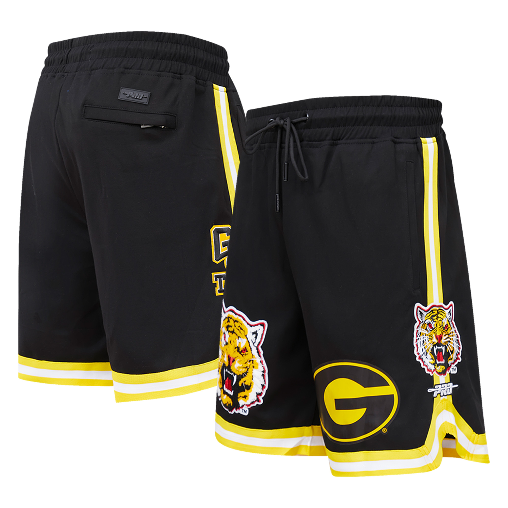 Men's Pro Standard Black Grambling Tigers University Classic Shorts - Image 5