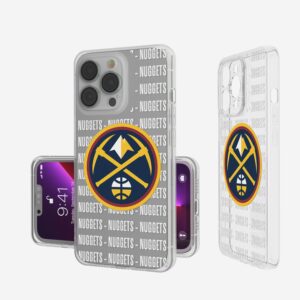 Denver Nuggets iPhone Clear Text Backdrop Design Case