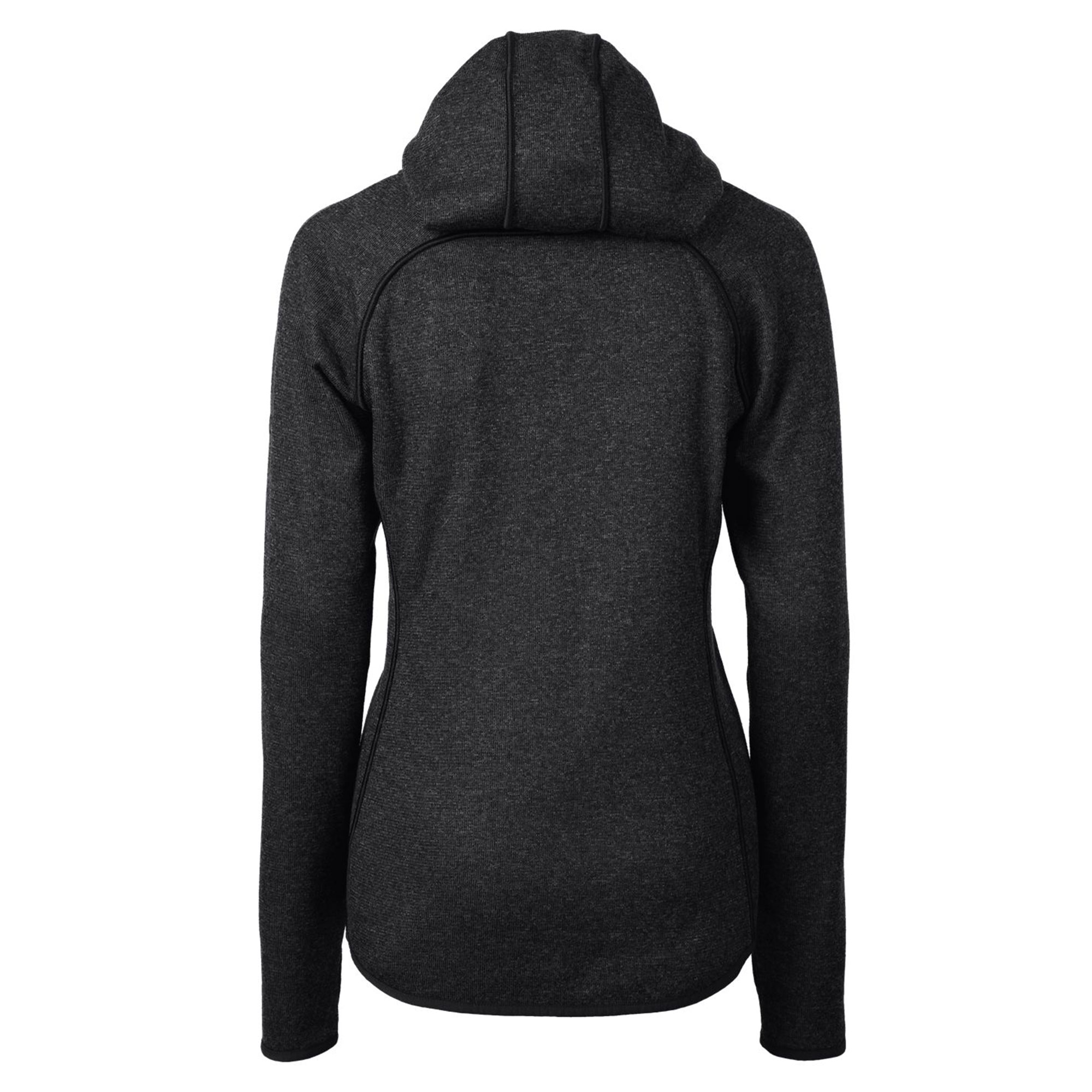 Men's Antigua Heather Black Utah Jazz Hunk Quarter-Zip Pullover Top - Image 4