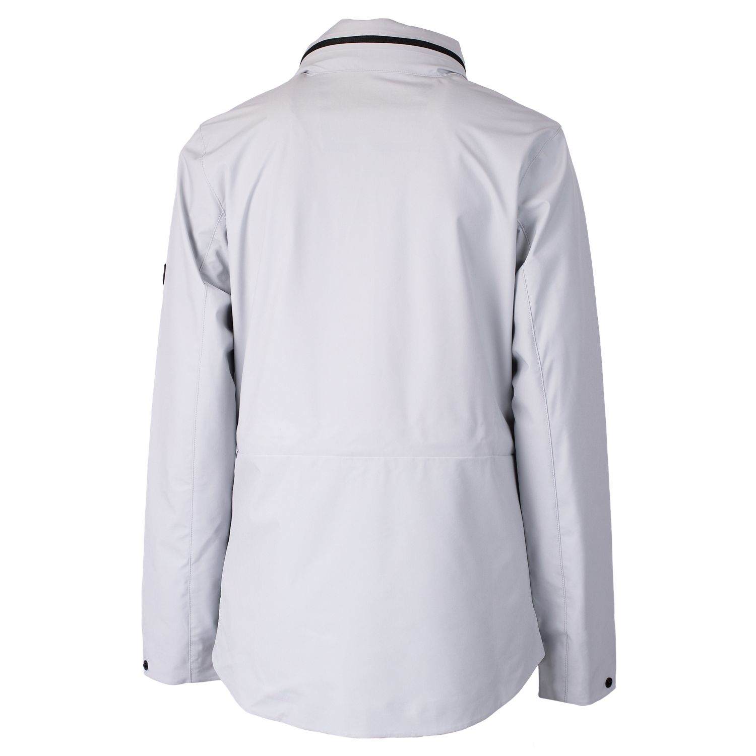 Women's Cutter & Buck Gray Georgetown Hoyas Vault Vapor Water Repellent Stretch Full-Zip Rain Jacket - Image 4