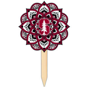 Stanford Cardinal 18'' x 12'' Mandala Yard Stake