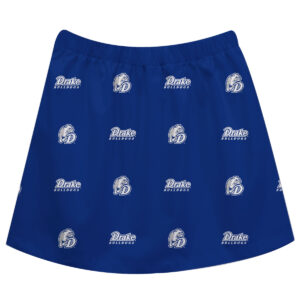 Girls Infant Blue Drake Bulldogs All Over Print Skirt