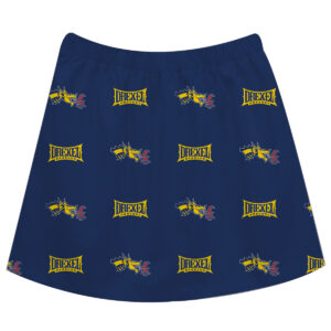 Girls Infant Navy Drexel Dragons All Over Print Skirt