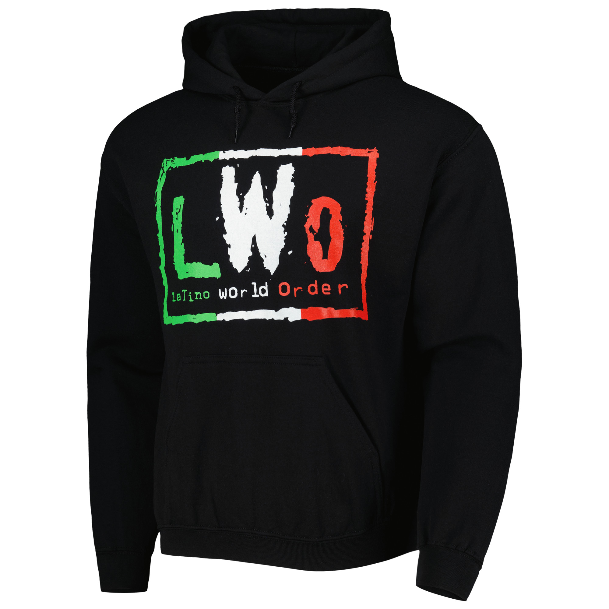 Men's Black LWO Pullover Fleece Hoodie - Image 3