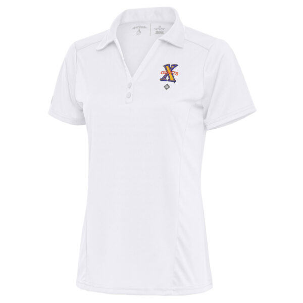 Women's Antigua White Cuban Giants Tribute Polo